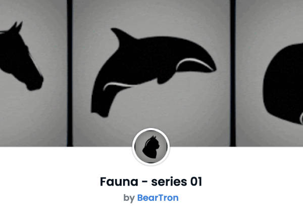 Fauna NFT series 01 on Opensea